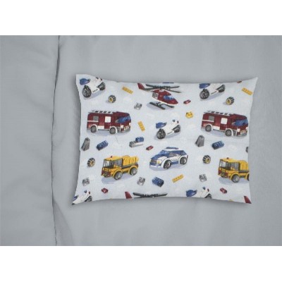ΜΑΞΙΛΑΡΟΘΗΚΗ ΕΜΠΡΙΜΕ bebe Toys 46 35X45 Sky Blue 100% Cotton Flannel