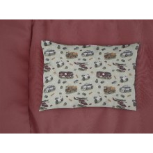 Μαξιλαροθήκη Εμπριμέ bebe Toys 47 35X45 Olive 100% Cotton Flannel
