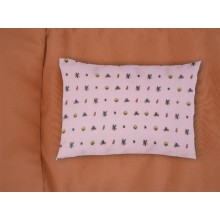 Μαξιλαροθήκη Εμπριμέ bebe Looney Tunes 39 35X45 Pink 100% Cotton Flannel