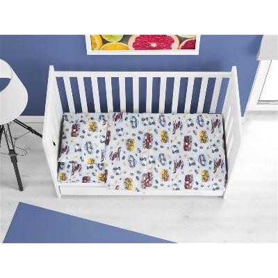 ΚΑΤΩΣΕΝΤΟΝΟ ΜΕ ΛΑΣΤΙΧΟ bebe Toys 46 0,70X1,40X0,15 Sky Blue 100% Cotton Flannel