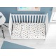ΚΑΤΩΣΕΝΤΟΝΟ ΜΕ ΛΑΣΤΙΧΟ bebe Zoo 29 0,70X1,40X0,15 White 100% Cotton Flannel