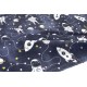 ΣΕΝΤΟΝΑΚΙ ΛΙΚΝΟΥ bebe Galaxy Travel 90 80X110 Blue 100% Cotton Flannel
