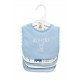 Σαλιάρα Interlock & Επένδυση Terry με Velcro bebe Σετ 6 Τεμ. Wild 23 30X20 Sky Blue 60/40 Cott/Pol