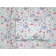 ΜΑΞΙΛΑΡΟΘΗΚΗ ΕΜΠΡΙΜΕ bebe Dino 309 35X45 White-Blue Cott/Pol 70/30
