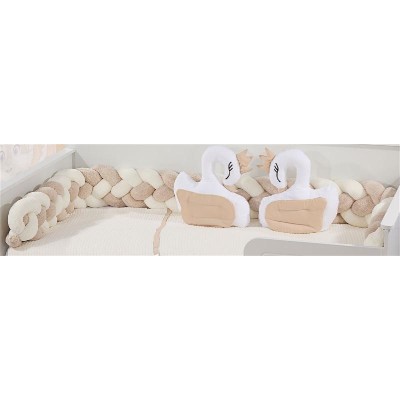 Πάντα Πλεξούδα bebe Wellsoft 40 Μήκος 220 cm White-Beige 100% Polyester