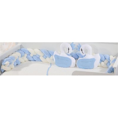 Πάντα Πλεξούδα bebe Wellsoft 45 Μήκος 220 cm White-Sky Blue 100% Polyester