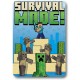 Κουβέρτα Fleece Mojang Minecraft 53 100X140 Blue 100% Polyester